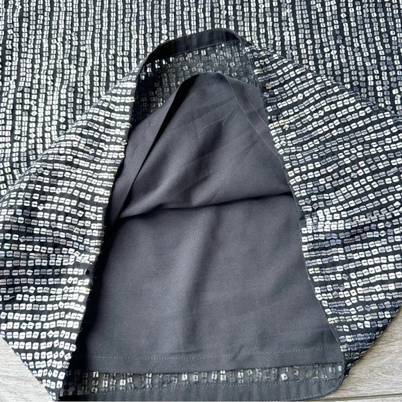 Marciano Sequins V Neck Dolman Sleeve  Oversized Tunics Mini Dress - Picture 7 of 15